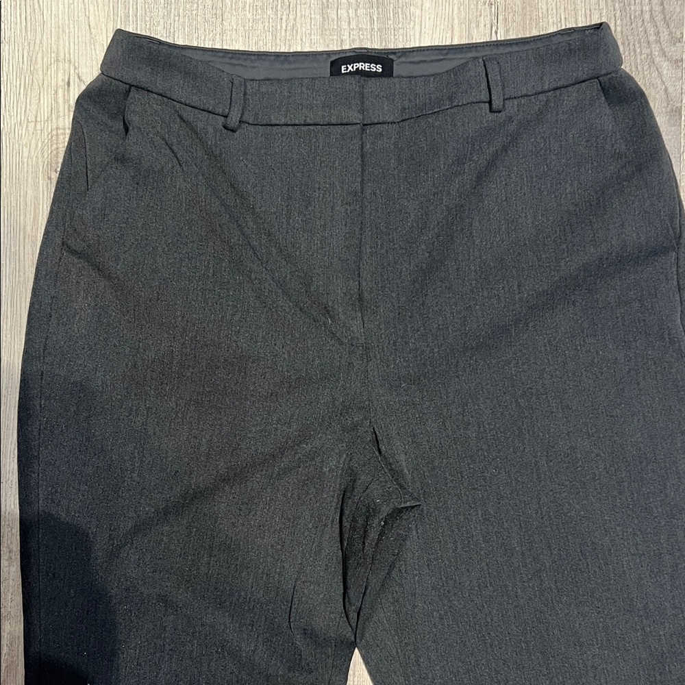 Express Editor Studio Stretch Twill Super High Waist Straight Ankle Pant